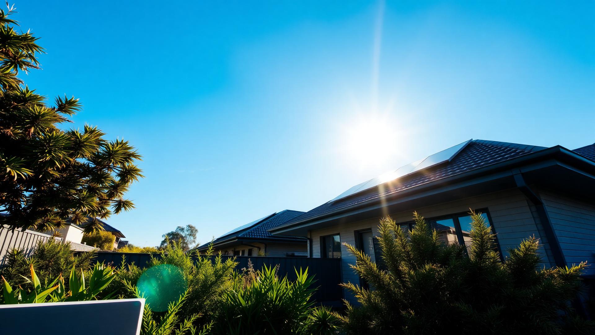 Australian home with rooftop solar panels installed by Greener Upgrade